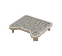 B Baosity Tapis pour, Rampe surélevée pour Bac à Litière, et Facile à Nettoyer, Tabouret à Pédale D'intérieur pour Chatons, Gris