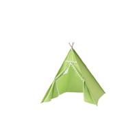 B Baosity Tente Enfant Tipi Intérieur Enfant Maison Jeu Enfant Lecture En Coton Lin Convient pour Décoration Chambre Lecture Interaction Parent, Vert
