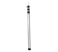 B Baosity Tente Poteau Télescopique Universel Aluminium Léger Réglable pour Accessoires Tente Camping Adapté pour Montage Tente Abri Auvent Ombrage Sorties, Argent 3m