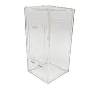 B Baosity Terrarium Acrylique pour Mantes Religieuses - Boîte d'alimentation Respirante - Réservoir D'élevage Professionnel Transparent et Portable