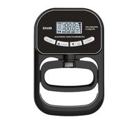 B Baosity Testeur de Force de Prise Appareil Dynamométrique Digital Réglable Mesure Main Utilisateur Multiples Poignée Antidérapante Adapté pour Contrôle, Noir