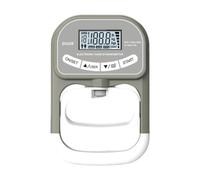 B Baosity Testeur de Force de Prise Appareil Dynamométrique Digital Réglable Mesure Main Utilisateur Multiples Poignée Antidérapante Adapté pour Contrôle, Gris