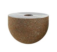 B Baosity Tête Accessoire Outil Rotatif pour Meuleuse Angulaire Emery Abrasif Polissant Adaptée pour Pierres Atelier Bricolage Taille, 50 grains