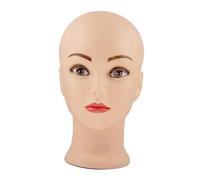 B Baosity Tête de Mannequin En Mousse avec Support pour Perruques, Chapeaux, Lunettes, Maquillage et Coiffure, Idéale pour Les Salons de Coiffure, FEMMES