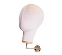 B Baosity Tête de Mannequin Porte Chapeau Mural et Modèle de Tête Présentoir à Perruque Structure Légère Adapté pour La Vente Au Détail et La Présentation, Beige