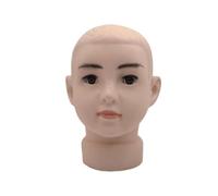 B Baosity Tête de Mannequin pour Enfant, Support Léger pour Perruque, Lunettes et Couvre-chefs.
