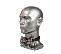 B Baosity Tête de Mannequin pour Homme, Modèle D'affichage de Perruque, Support de Perruque Multifonction pour Magasin, Salon de Coiffure, Coiffure, Salon D, Gris Argent