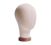 B Baosity Tête de Mannequin pour Perruques et Chapeaux, Modèle Bloc de 6,6 Cm (26 Pouces), Idéale pour Présenter Des Foulards.