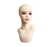 B Baosity Tête Mannequin Femelle, Support de Modèle D'écran de Perruque avec épaule pour Affichage, Fabrication, Style, Collier, écharpe, Verres, Bijoux, L