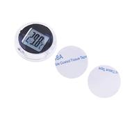 B Baosity Thermomètre De Moto, Indicateur De Température, Thermomètre Numérique étanche, Affichage à Cristaux Liquides, Supporte Uniquement Le Degré Celsius - Noir