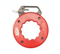 B Baosity Tire-câble Guide de Outil de Tirage Dérouleur en Acier Souple et Rigide avec Boîtier de Rangement pour Goulottes et Passages Étroits, 30M