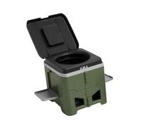 B Baosity Toilettes Pliables Portables avec Couvercle, Siège Ergonomique Multifonctionnel, en Polypropylène, pour Adultes et Enfants, Entretien et Transport Fac, Vert