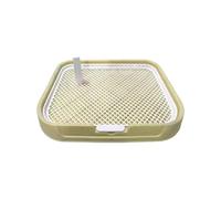 B Baosity Toilettes pour Chiens, Tapis de Propreté Réutilisable en, Système d'apprentissage de La Propreté pour Petits et Moyens Chiens et Chats, Jaune