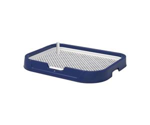 B Baosity Toilettes pour Chiens, Tapis de Propreté Réutilisable en, Système d'apprentissage de La Propreté pour Petits et Moyens Chiens et Chats, Marine
