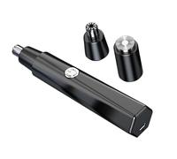 B Baosity Tondeuse pour Poils de Nez, Sourcils, Visage, Tête Lavable, Multifonctionnelle, Taille de, Tondeuse Personnelle pour Adultes, Femmes et Hommes, Noir