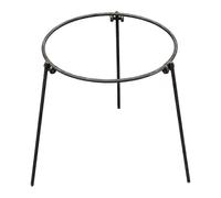 B Baosity Trépied de Camping pour Au, Structure Pliable en Acier, Pieds Réglables et Portables pour Casseroles et Poêles, Convient pour, Bague Simple de 34