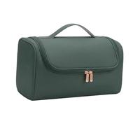 B Baosity Trousse de pour Outils de Coiffure En Cuir PU Imperméable, Multifonctionnelle, avec Organiseur de Fer à Repasser et étui de Transport pour La M, Vert