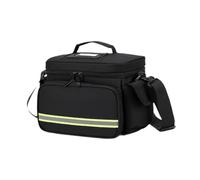 B Baosity Trousse de Premiers Secours Vide avec Poignée et Sangle Détachable Organisateur de Médicaments Multifonction Pochette de Rangement Portable Boîte de S, Une Seule Couche