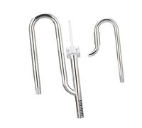 B Baosity Tube D'arrivée d'eau pour Nénuphar de 12 Mm Ou 16 Mm pour Aquarium, en Acier Inoxydable, 12Out 16Oil Ajuster