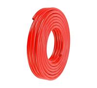 B Baosity Tuyau Pompe Air Renforcé avec Polyester Conception sans Pli Tube Pneumatique pour Outils Industriels Résistance aux Huiles et Usures Utilisation Dans, Rouge, Tuyau Tressé 12mm 8mm