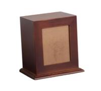 B Baosity Urne Funéraire pour Animaux de Compagnie, Coffret Cinéraire, Boîte à Souvenirs, Cadeau Commémoratif pour Le Propriétaire d'un Animal de Compagnie, Brun
