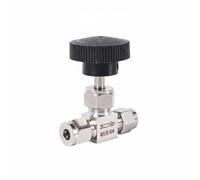 B Baosity Valve en Acier Inoxydable Robinet de Blocage Raccord Fileté Fermeture Étanche Haute Résistance à la Pression pour Travaux Industriels Chantier, 1-8