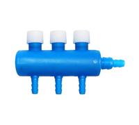 B Baosity Vanne de Contrôle d'air pour Aquarium, Répartiteur D'oxygène Robuste, Vanne de Pompe à Air, Distributeur Multiports Professionnel, 3 Voies
