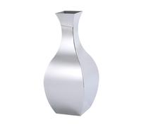 B Baosity Vase à Fleurs en Métal Inoxydable Brillant, Artisanat Raffiné, Décoration de Bureau