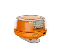 B Baosity Ventilateur Clip Portable Rechargeable avec Trois Vitesses Ventilation Rotation à 360 Couvercle Transparent Convient pour les Déplacements et Promenas Extérieures, Orange