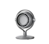 B Baosity Ventilateur sans Pale Ventilateur de Table Ventilateur de Bureau Ventilateur Colonne Circulateur d'air Portable en Base Stable USB C pour Chambre, Gris Titane