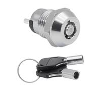 B Baosity Verrouillage de Panneau Serrure Électronique Interrupteur Sécurité Téléphonique Bornes Tubulaires Matériel Métal Clé Incluse Adapté aux Dispositifs, Seul Côté