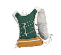 B Baosity Veste de Course Sac à Dos D'Hydratation Gilet de Course Sac de Sport en Nylon Imperméable et Ergonomique Convenable pour La Randonnée et l'escalade , Vert Foncé