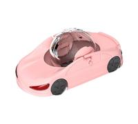 B Baosity Voiture Jouet pour Hamster, Roue d'exercice Silencieuse et Résistante à l'usure, Balle Transparente pour Petits Animaux (Furet, Gerbille), Rose