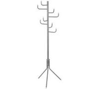 B Basic & Co - Porte-Manteaux 8 Crochets "Métal" 170cm Gris Gris, Gris G
