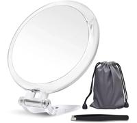 B Beauty Planet Miroir Grossissant 20x/1x Miroir De Maquillage Pliable Avec Support 12,5 Cm Multicolore