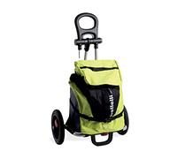 b bellelli B-Tourist - Chariot pour vélo - Charge utile 25 kg - avec Sac Vert Citron
