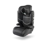 b bellelli - MICHELANGELO² FIX AIR, Siège Auto ISOFIX, Rehausseur Voiture Enfant 100-150 cm (15-36 kg), Pliable et Réglable en Hauteur, Couleur Noire, 3,5-12 ans