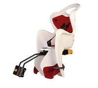 b bellelli Mr Fox Siège arrière Mixte Enfant, Blanc et Rouge, Taille Unique