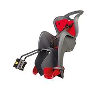 b bellelli Mr Fox - Siège arrière pour vélo - pour Les Enfants jusqu'à 22 kg, de 3 à 8 Ans - Fixation au Cadre - Gris foncé