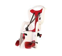 b bellelli Pepe - Siège arrière pour vélo - pour Les Enfants jusqu'à 22 kg, de 3 à 8 Ans - Fixation au Porte-Bagages - Blanc