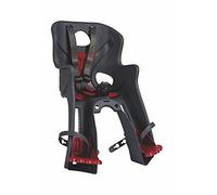 b bellelli Rabbit - Siège Avant pour vélo - pour Les Enfants jusqu'à 15 kg, de 9 Mois à 3 Ans - Fixation au Cadre - Gris foncé