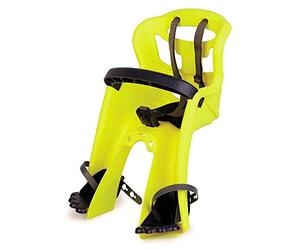 b bellelli Tatoo Plus - Siège Avant pour vélo - pour Enfants jusqu'à 15 kg, de 9 Mois à 3 Ans - Fixation au Guidon - Jaune