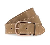 b.belt Ceinture à rivets Cuir 75 cm brun