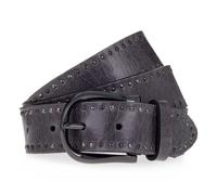 b.belt Ceinture à rivets Cuir 80 cm gris