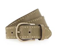 b.belt Ceinture à rivets Cuir khaki (TAS038659)
