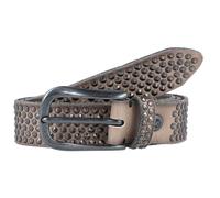 b.belt Ceinture à rivets en cuir 100 cm brun