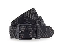 b.belt Ceinture à rivets en cuir schwarz (BB4022L39-105-0790)