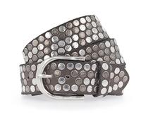 b.belt Ceinture à rivets en cuir 80 cm brun