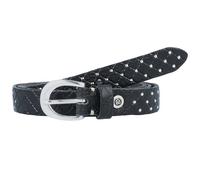 b.belt Ceinture à rivets Lilou en cuir 85 cm noir