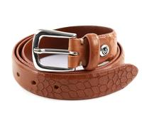 b.belt ceinture Charlisa Silver Belt W100 Mid Brown